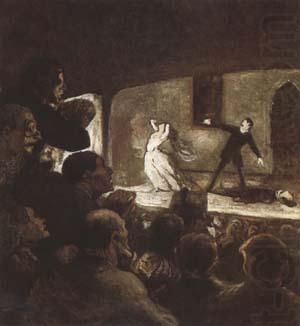 Honore  Daumier The Melodrama (mk09) china oil painting image
